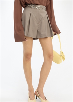 Barna highwaisted shorts Driftwood ROTATE 
